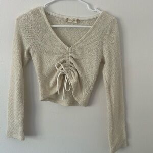 ALTARD STATE soft long sleeved cream sweater